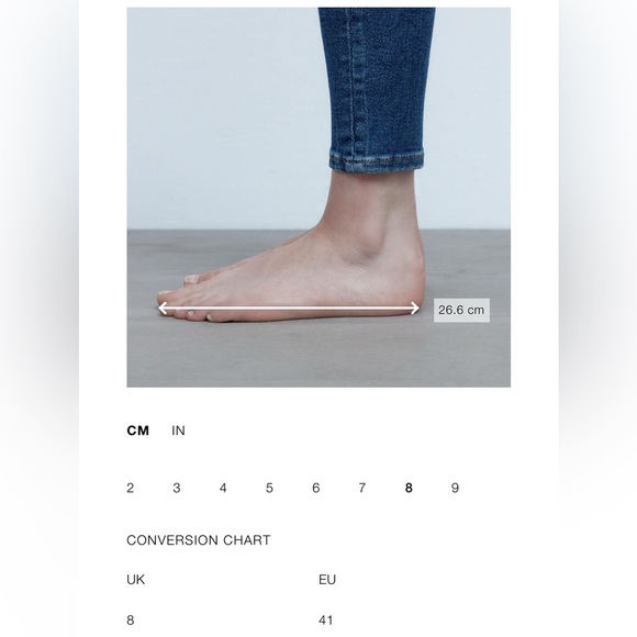 NWOT Women’s Zara Leather Mule Slip On Heel Open Toe Sandals UK 8 EU 41 1303/210 - Picture 15 of 15